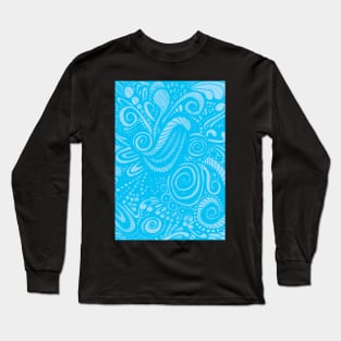 Azure Chaos Long Sleeve T-Shirt